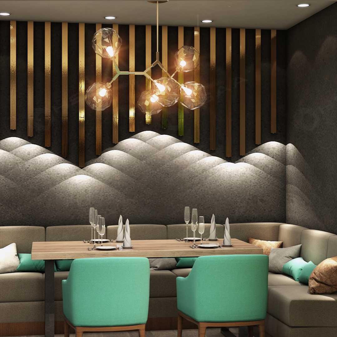 Restaurant Interior Design: A Fusion of Style and Dining Experience Modern restaurant interior featuring stylish furniture, cozy ambiance, and vibrant decor.
