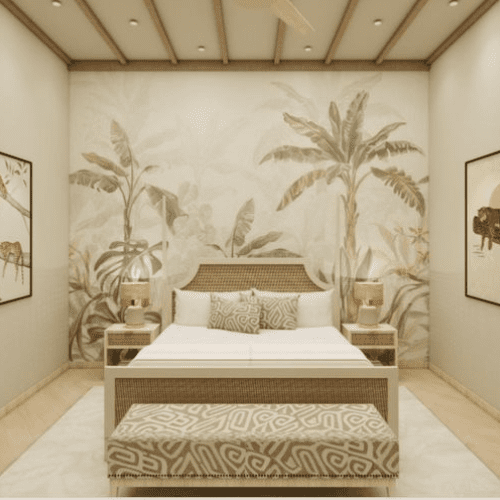 Manu Maharani Resort surrounded by green landscapes and tranquil scenery.